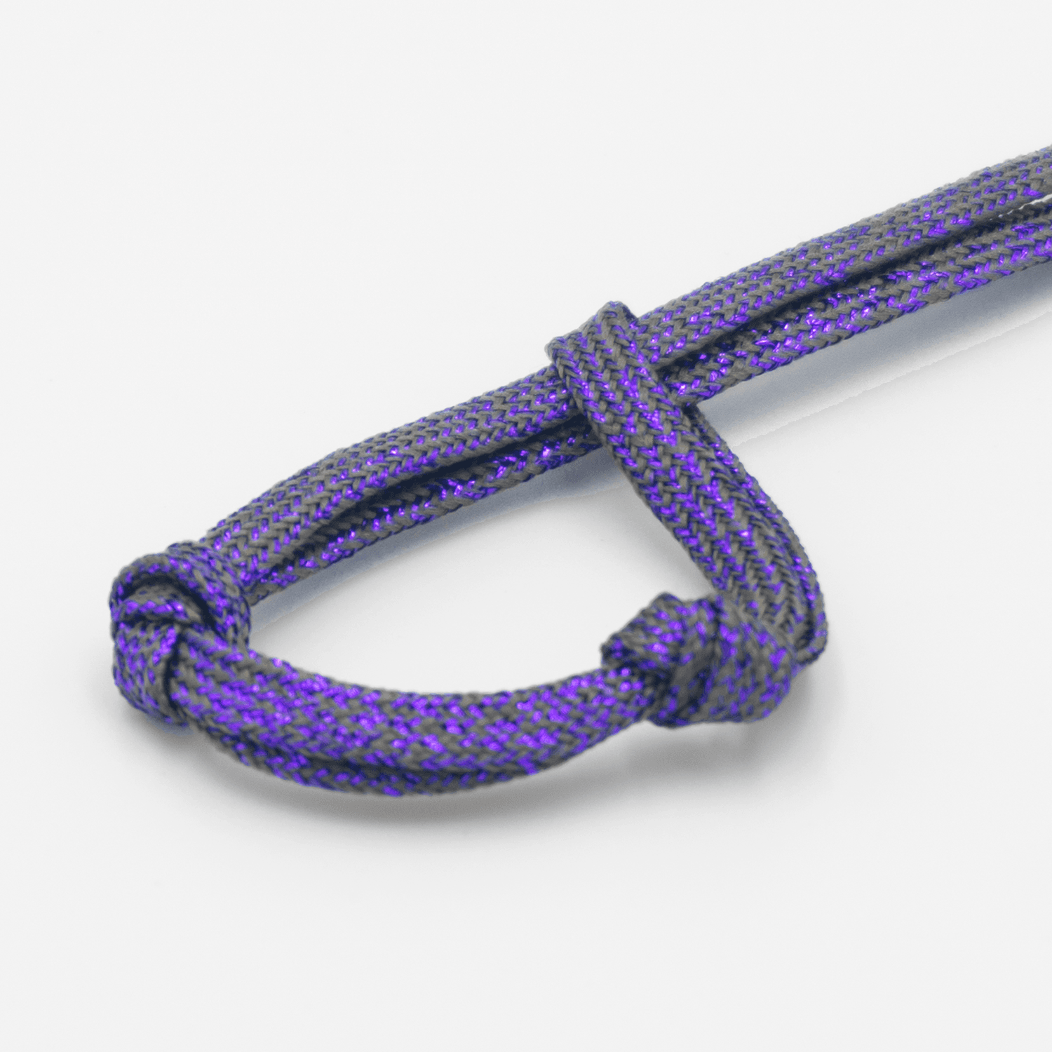 Gris Obscuro/Mezclado/Lurex Morado