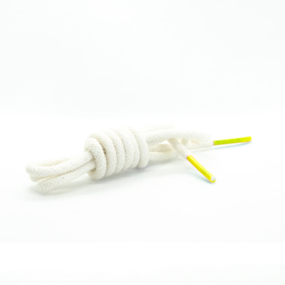 Brigid — Algodón Bronce Claro con pintura Amarillo Neón